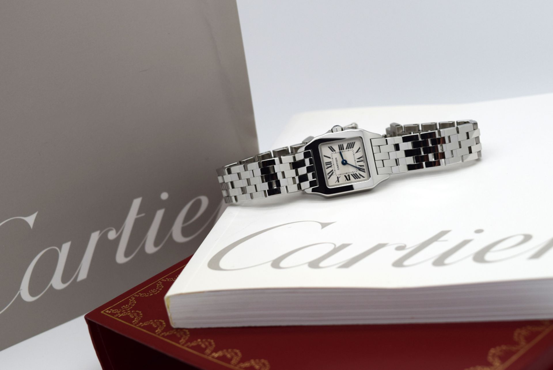 CARTIER LADIES DEMOISELLE WITH ROMAN NUMERAL DIAL (W25064Z5) - Image 8 of 17