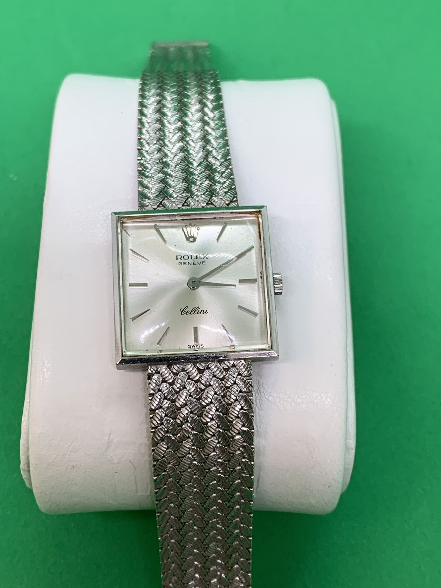 18ct WHITE GOLD ROLEX CELLINI WATCH - Image 3 of 9