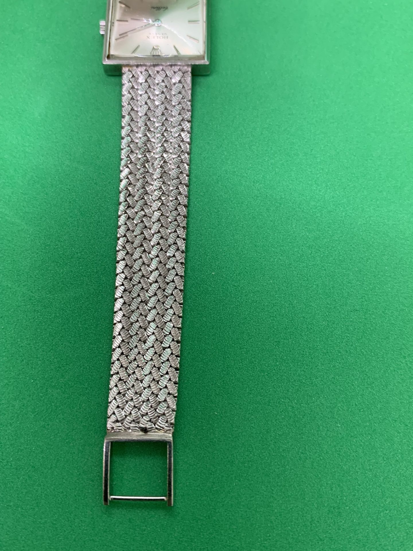 18ct WHITE GOLD ROLEX CELLINI WATCH - Image 8 of 9