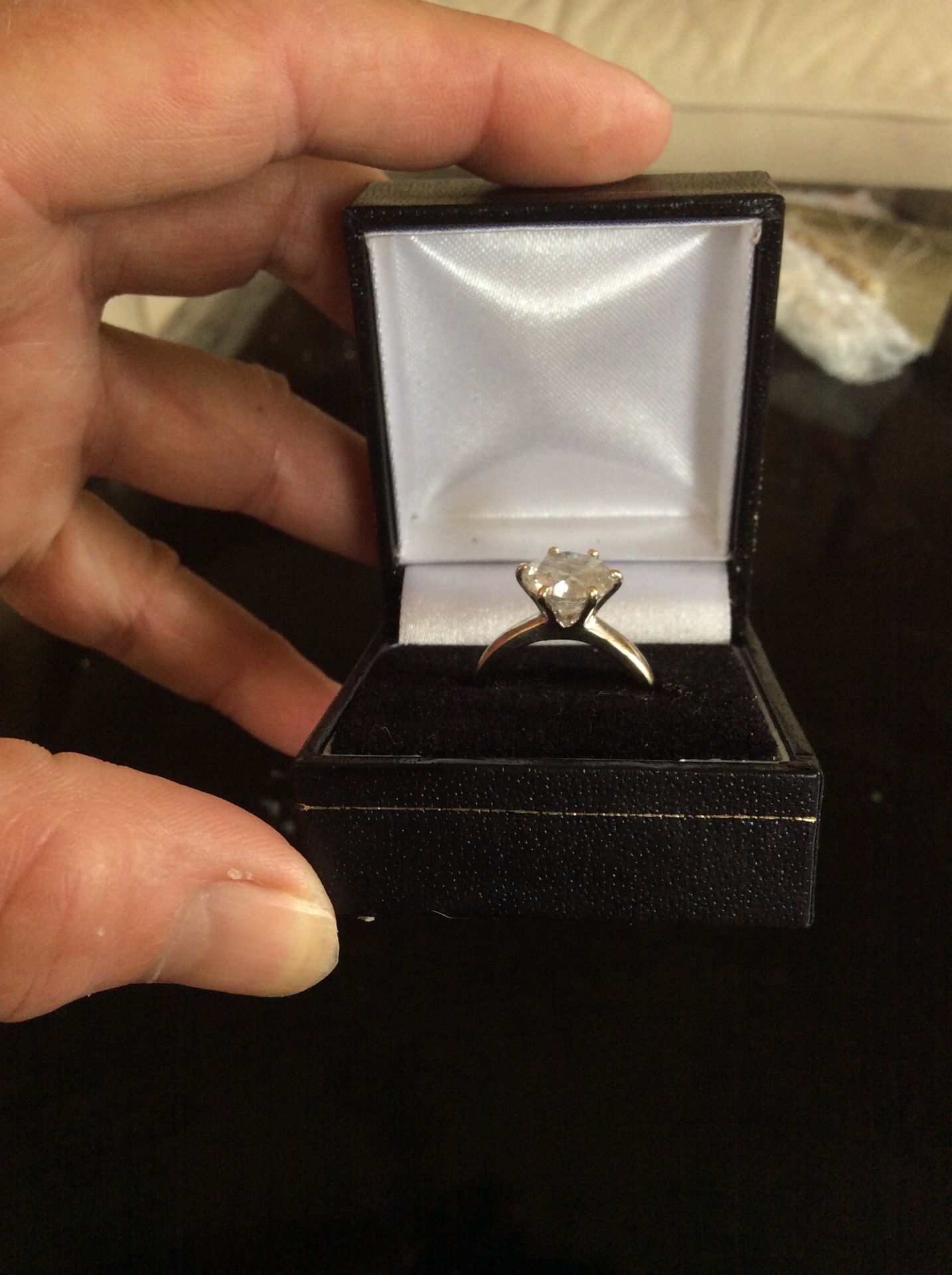 WHITE GOLD 3.13ct DIAMOND SOLITAIRE RING - Image 2 of 6