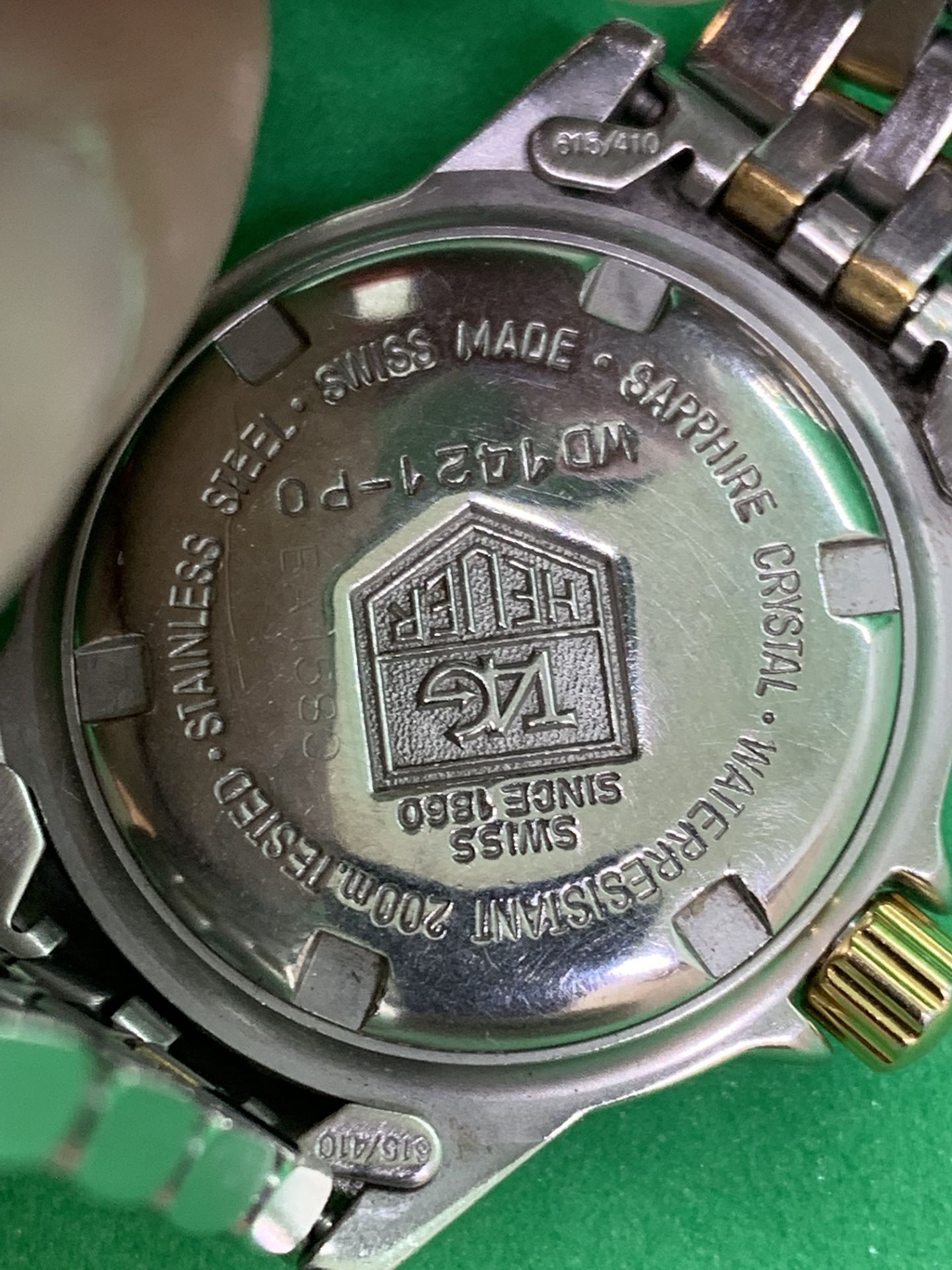 TAG HEUER TWO TONE WATCH - Image 5 of 6