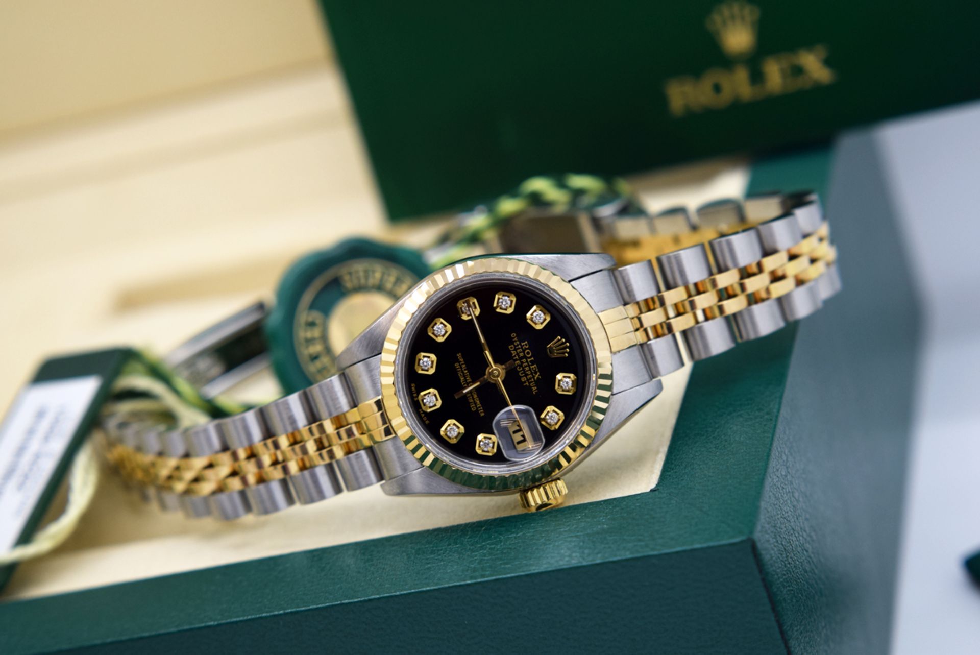 *STUNNING* ROLEX LADY DATEJUST - 18K GOLD & STEEL - DIAMOND DIAL! - Image 2 of 14