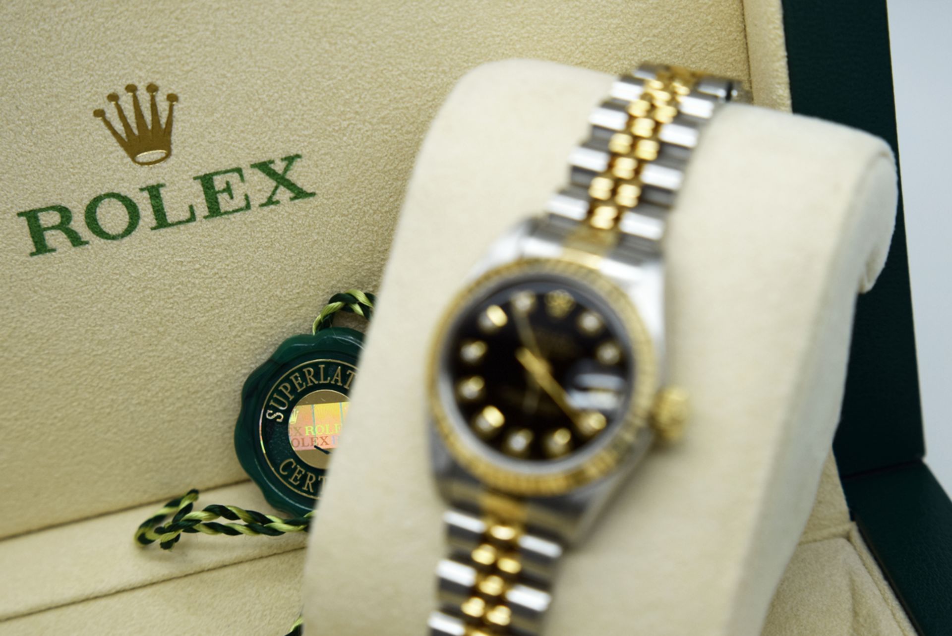 *STUNNING* ROLEX LADY DATEJUST - 18K GOLD & STEEL - DIAMOND DIAL! - Image 12 of 14