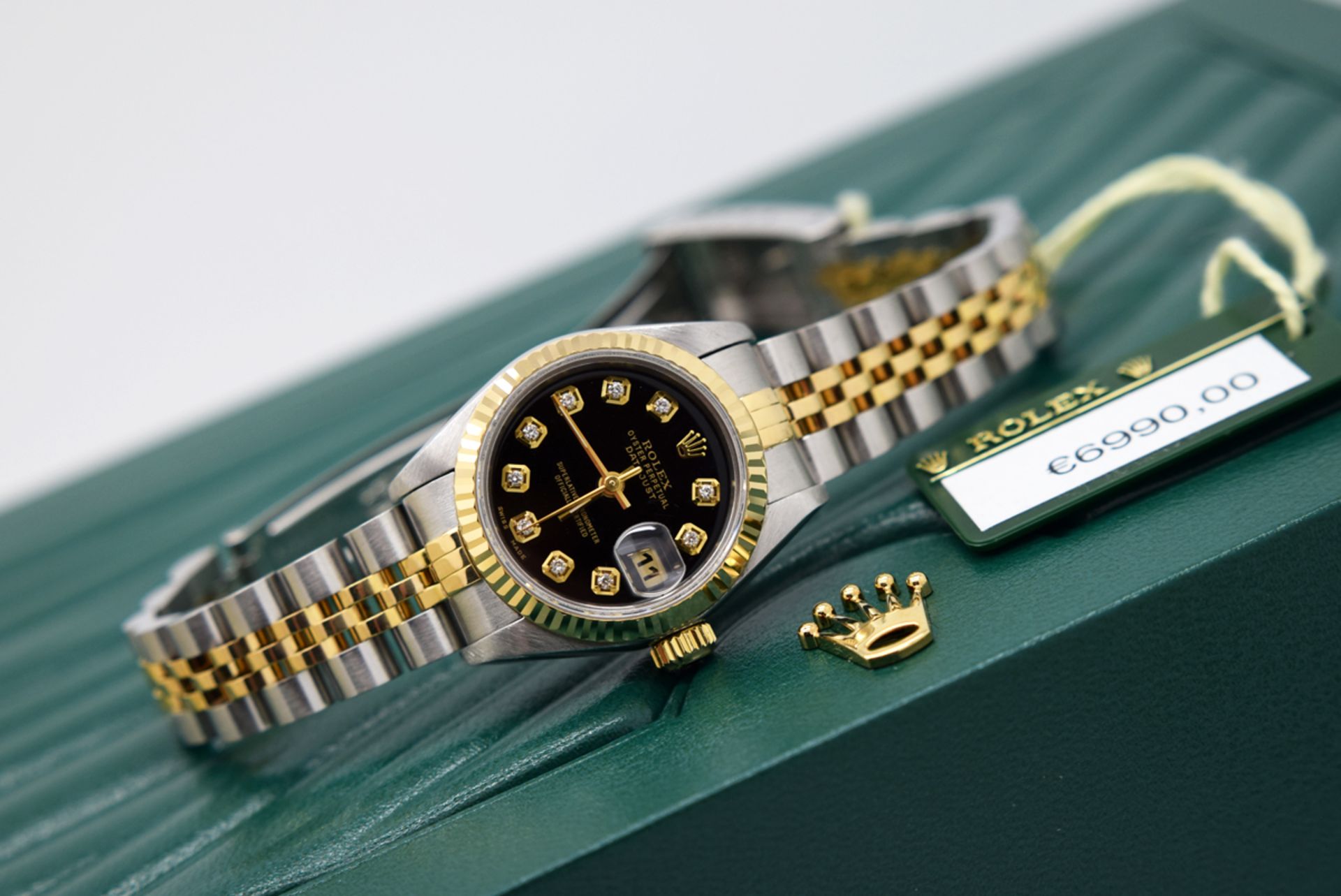 *STUNNING* ROLEX LADY DATEJUST - 18K GOLD & STEEL - DIAMOND DIAL! - Image 9 of 14