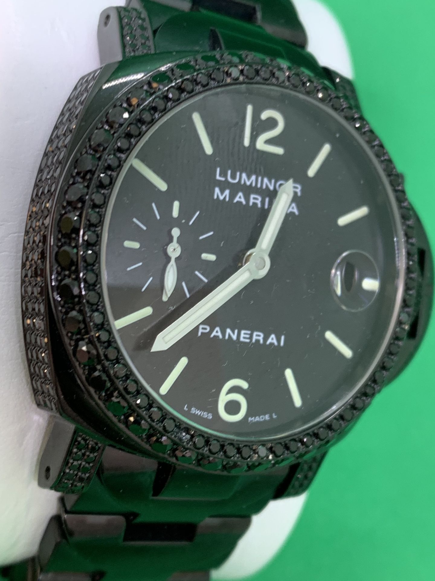 LUMINOR MARINA PANERAI CUSTOMISED - DIAMONDS - Image 6 of 13