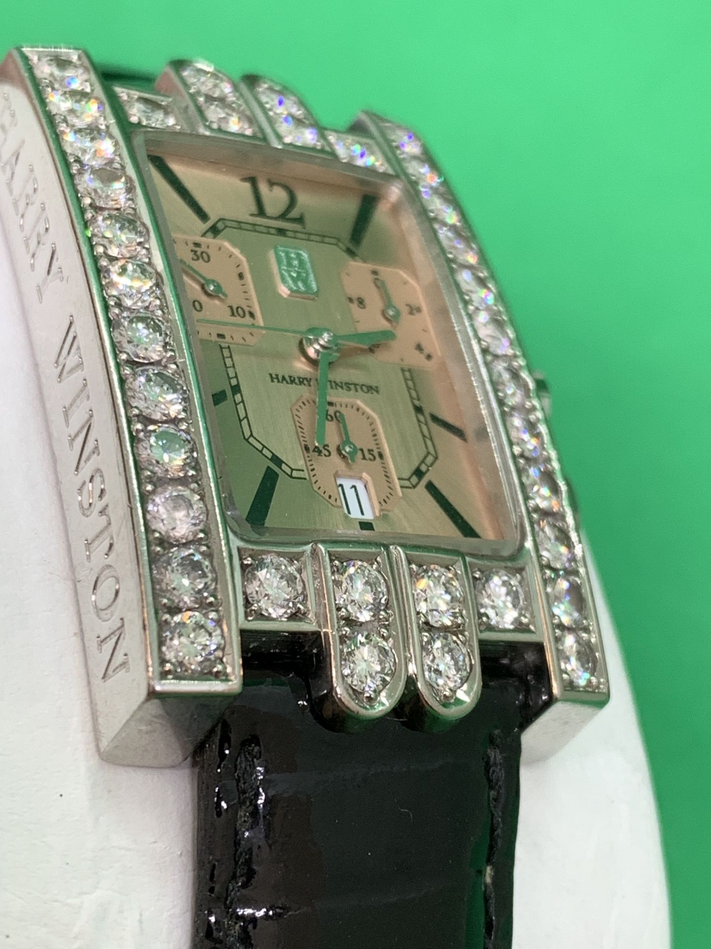 HARRY WINSTON DIAMOND SET WATCH - Image 4 of 13