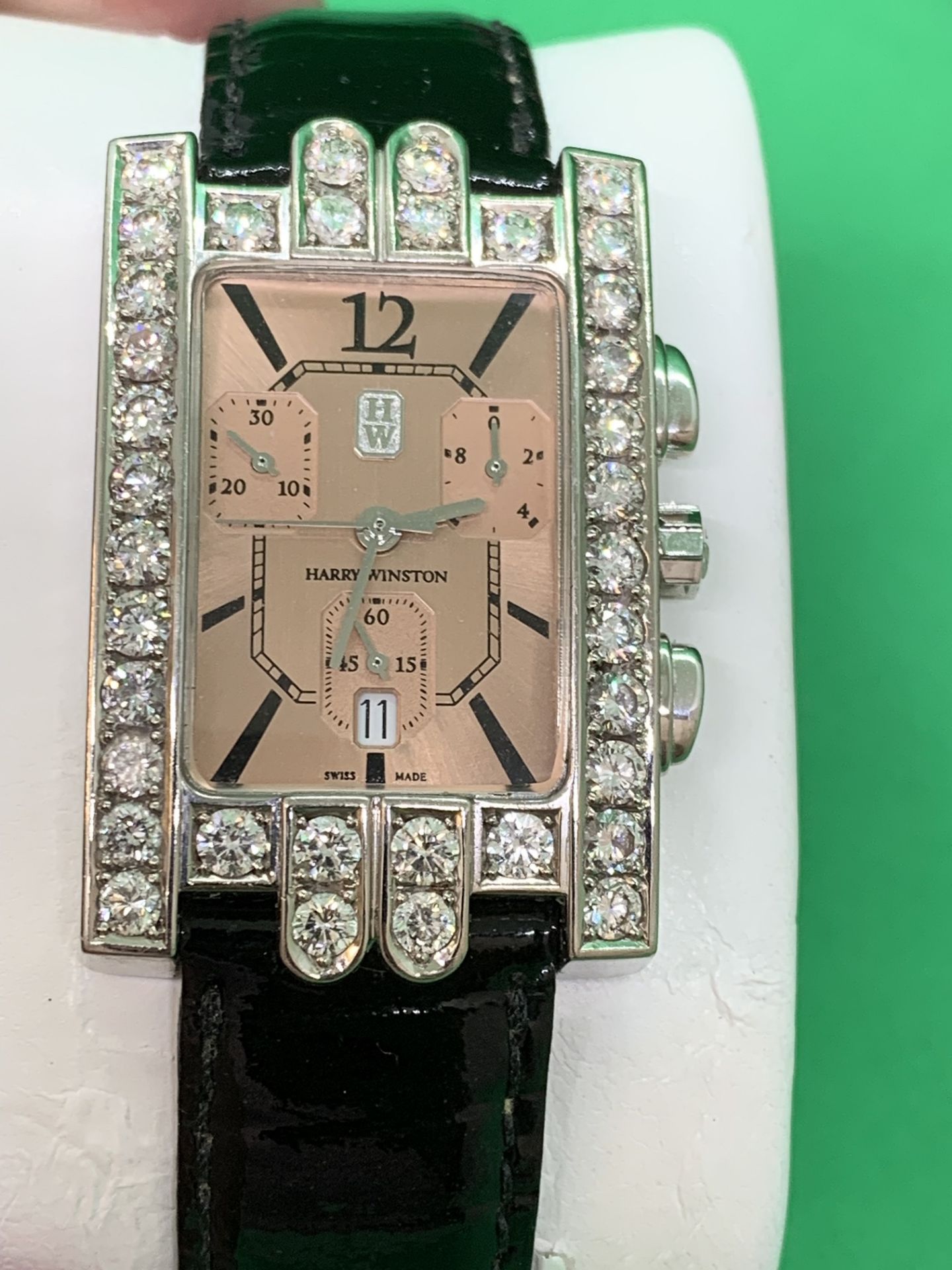 HARRY WINSTON DIAMOND SET WATCH