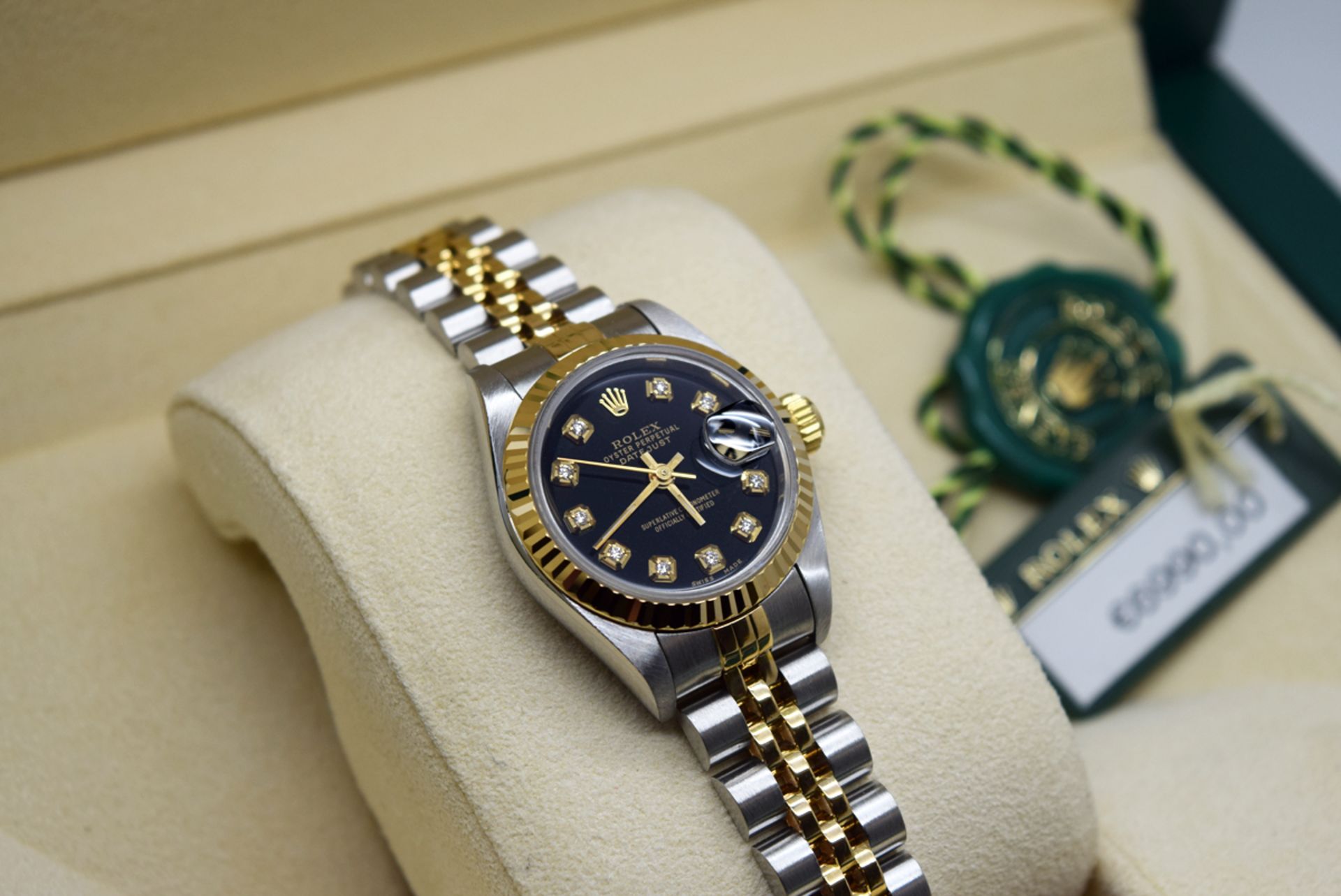 *STUNNING* ROLEX LADY DATEJUST - 18K GOLD & STEEL - DIAMOND DIAL! - Image 5 of 14