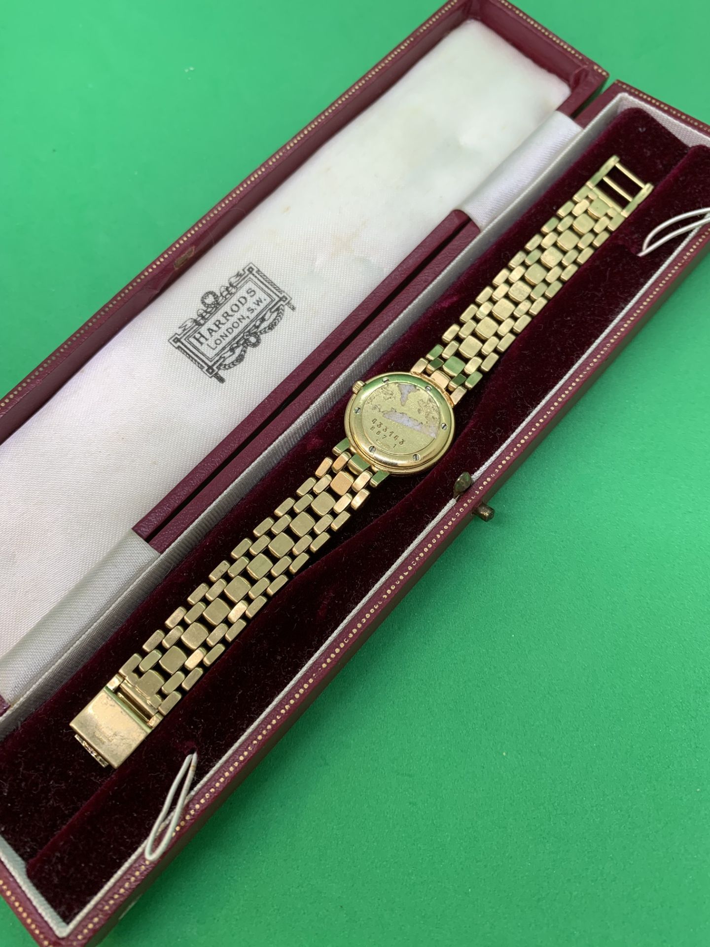 CHOPARD 18ct GOLD DIAMOND SET WATCH - 58 grams - Image 8 of 8