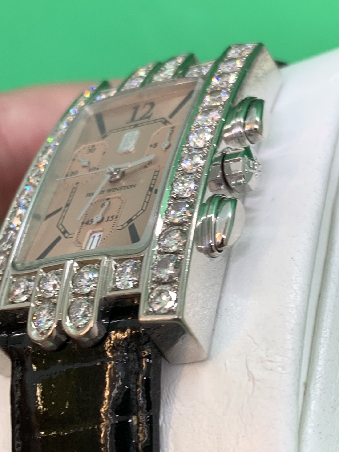 HARRY WINSTON DIAMOND SET WATCH - Image 5 of 13