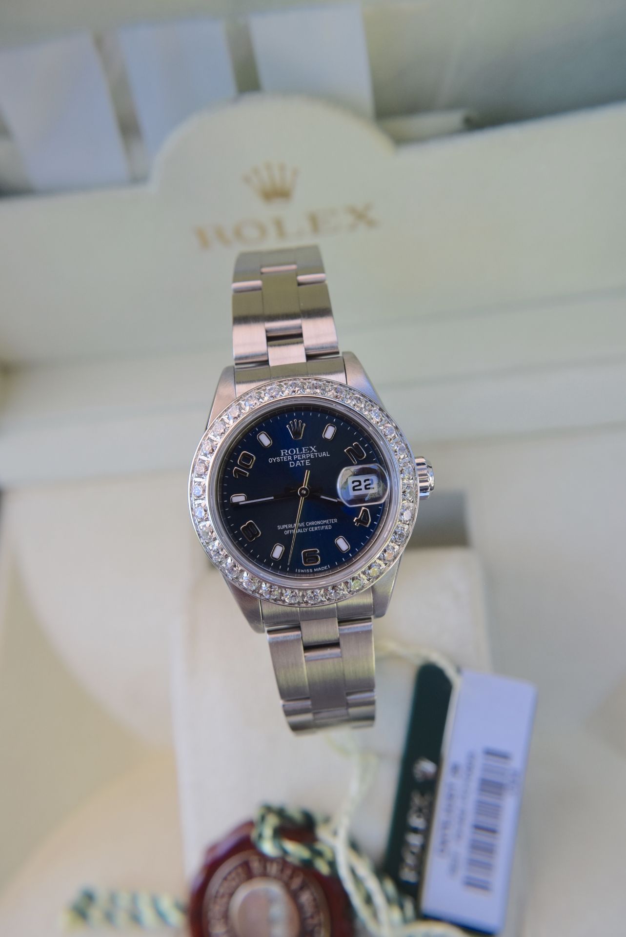 *Gorgeous* 2001 Rolex Oyster Datejust Stainless Steel - Blue Dial - Image 13 of 20