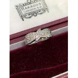 9ct GOLD DIAMOND SET RING 0.50ct