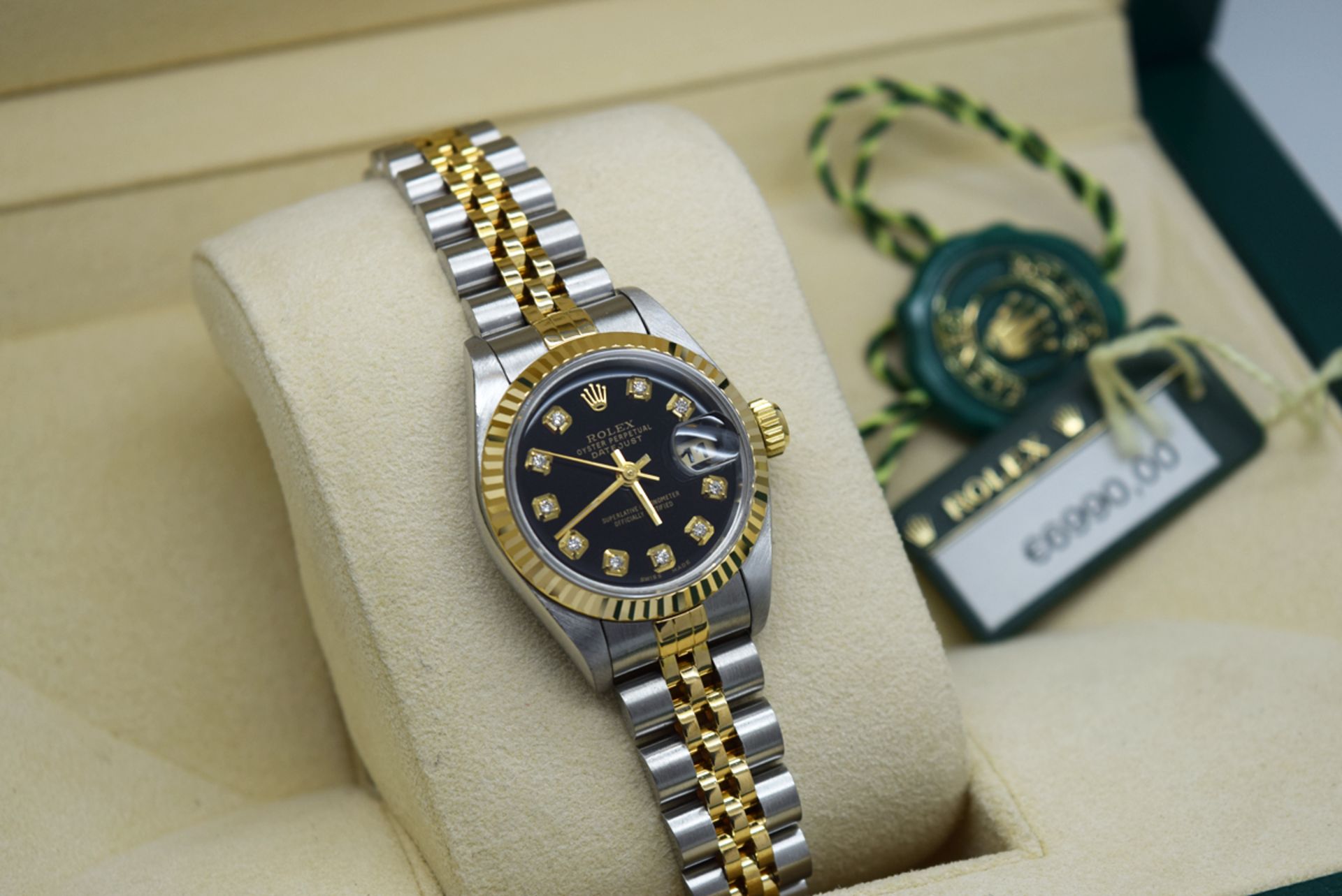 *STUNNING* ROLEX LADY DATEJUST - 18K GOLD & STEEL - DIAMOND DIAL! - Image 10 of 14