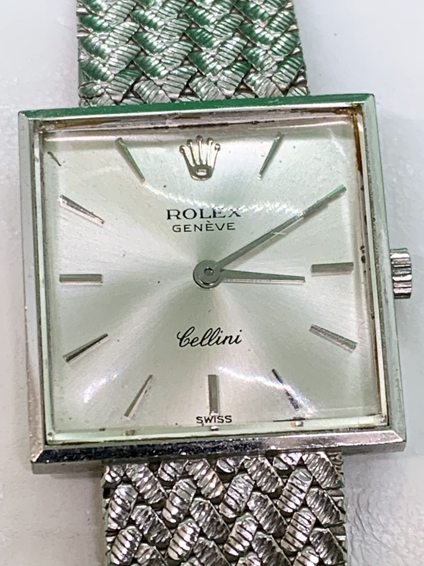 18ct WHITE GOLD ROLEX CELLINI WATCH - Image 2 of 9