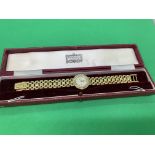 CHOPARD 18ct GOLD DIAMOND SET WATCH - 58 grams