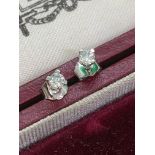 WHITE GOLD 0.23ct DIAMOND STUDS