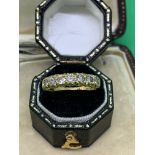 18ct GOLD DIAMOND RING APPROX 0.70