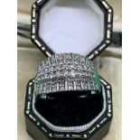 9ct GOLD 1.00ct DIAMOND SET RING