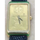 CORUM 999.9 GOLD BAR WATCH 18ct