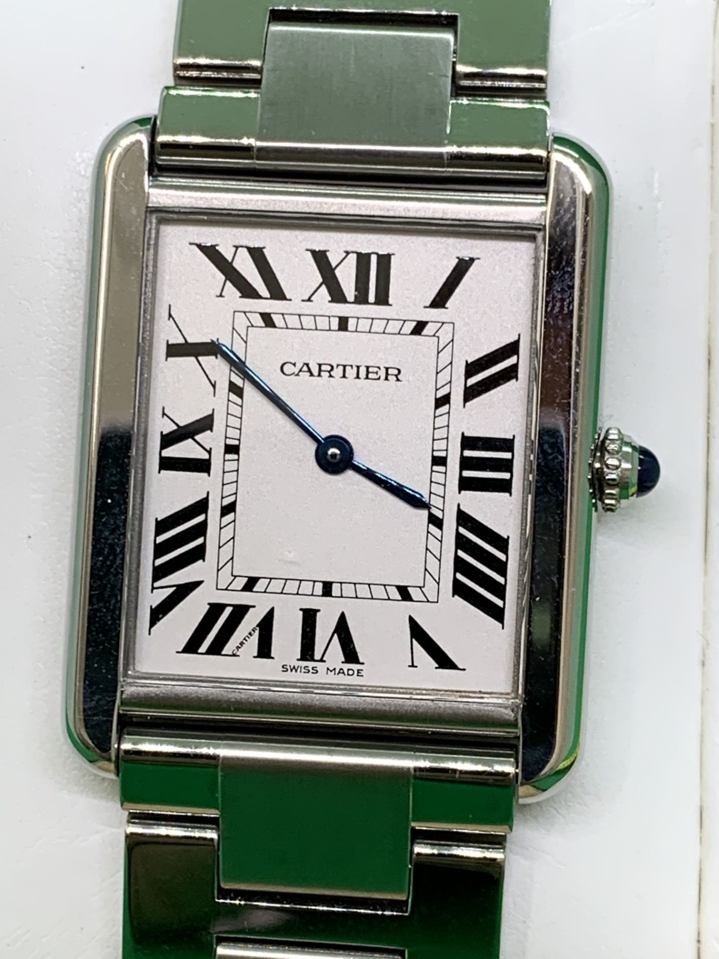 CARTIER STAINLESS STEEL WATCH