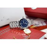 OMEGA SEAMSTER PROFESSIONAL 300m - BLUE DIAL, POLISHED BEZEL!