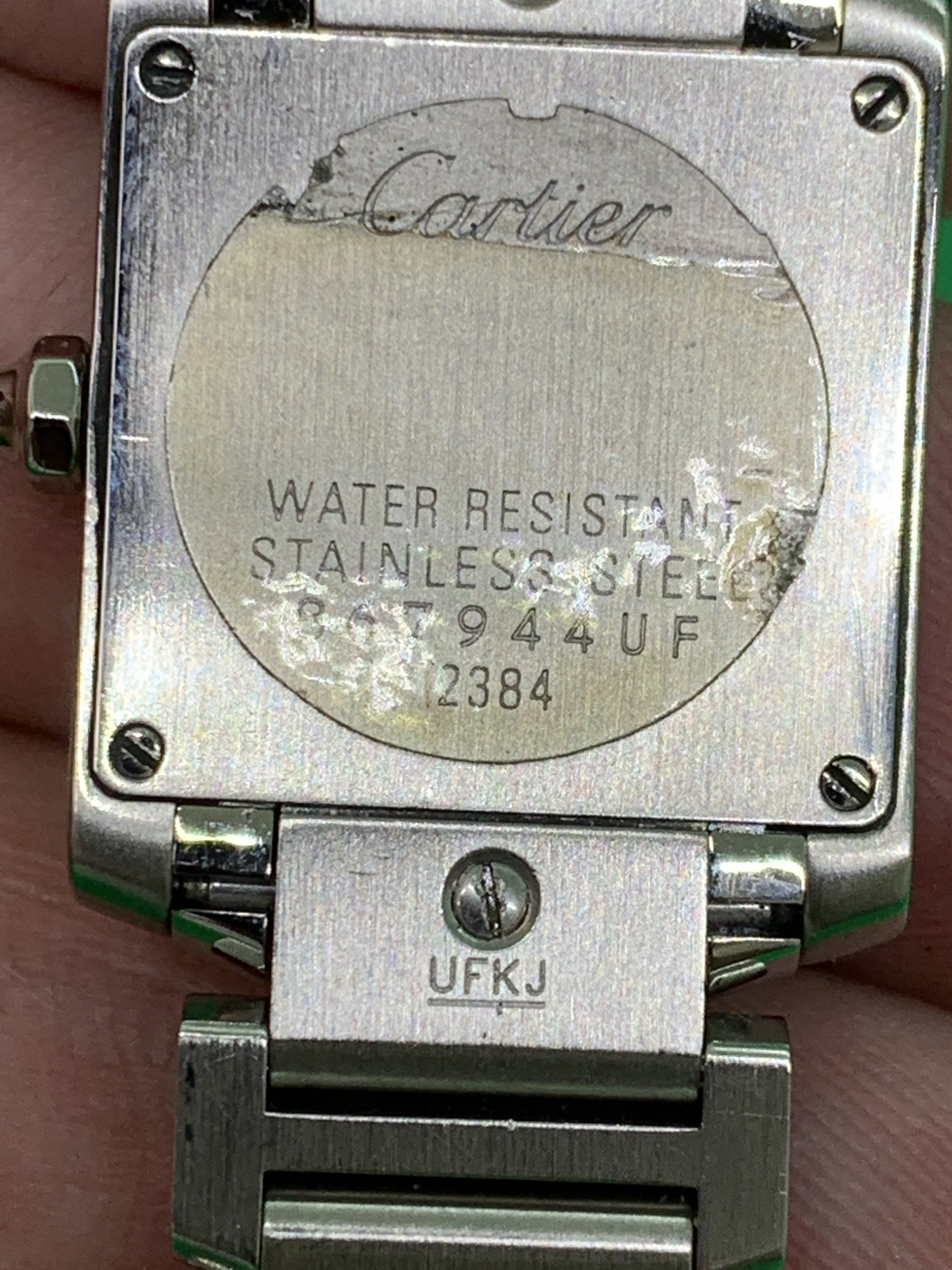 CARTIER STAINLESS STEEL WATCH - Image 5 of 5