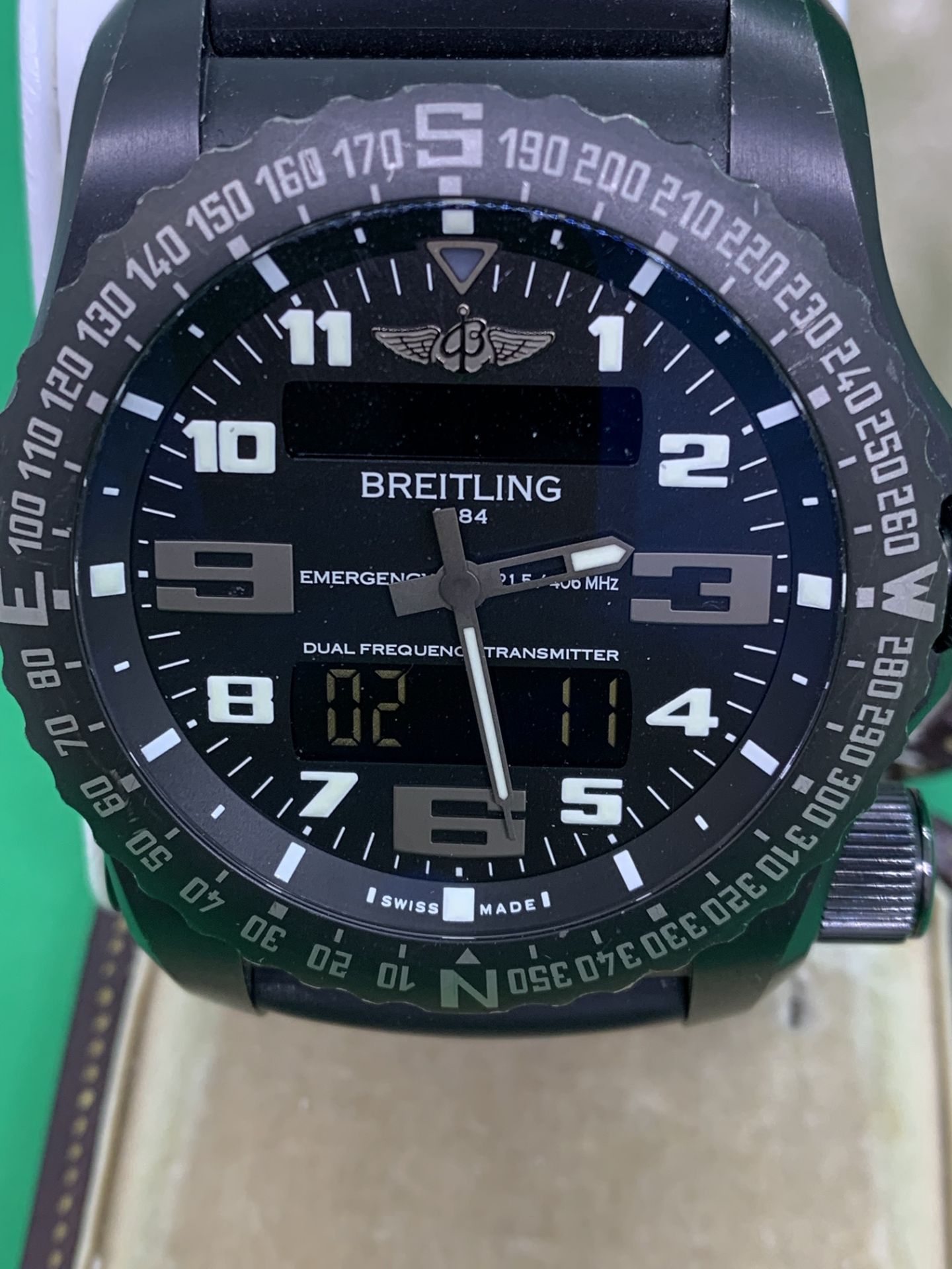 53mm BREITLING EMERGENCY WATCH