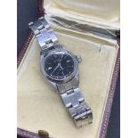 LADIES ROLEX OYSTER STAINLESS STEEL WATCH