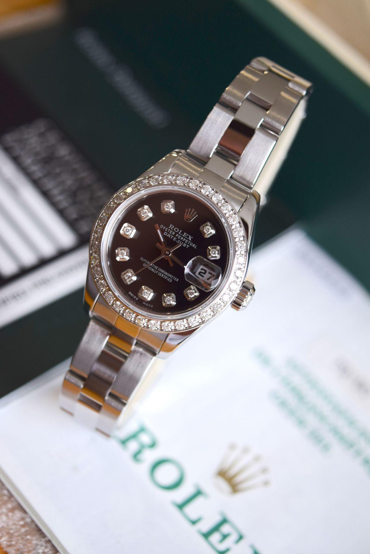 *GORGEOUS* Full Set Rolex Diamond Datejust Steel & 18ct White Gold (£12,700 Prestige Valuation)