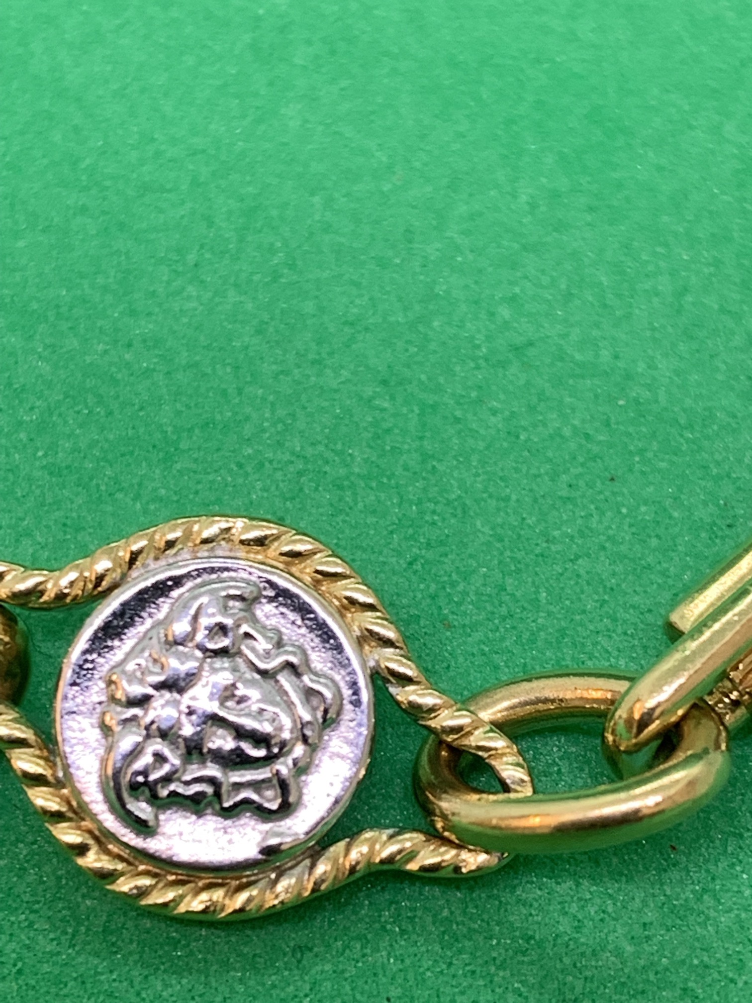 HEAVY 110 GRAMS APPROX VERSACE STYLE GOLD CHAIN - IMPRESSIVE - 24" - Image 6 of 7