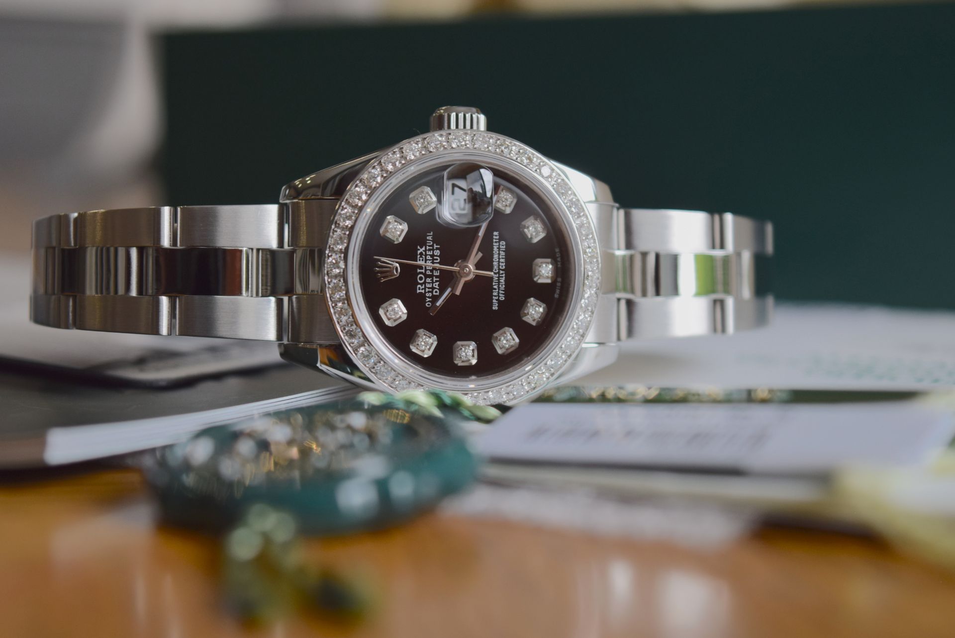 *GORGEOUS* Full Set Rolex Diamond Datejust Steel & 18ct White Gold (£12,700 Prestige Valuation) - Image 4 of 18