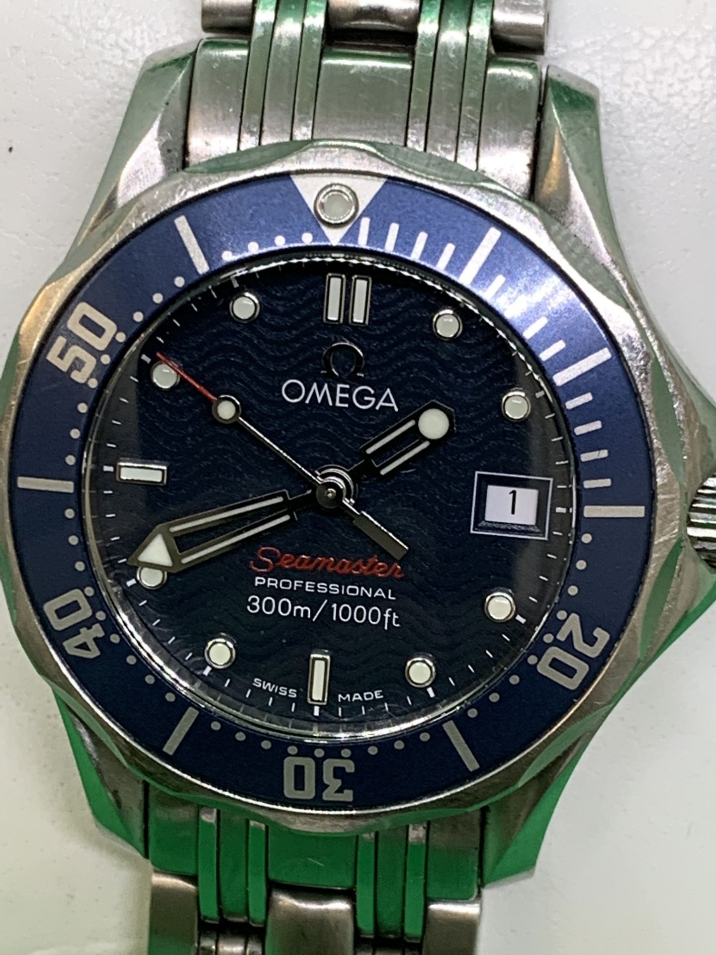 OMEGA STAINLESS SEAMASTER AUTOMATIC WATCH - Image 2 of 6