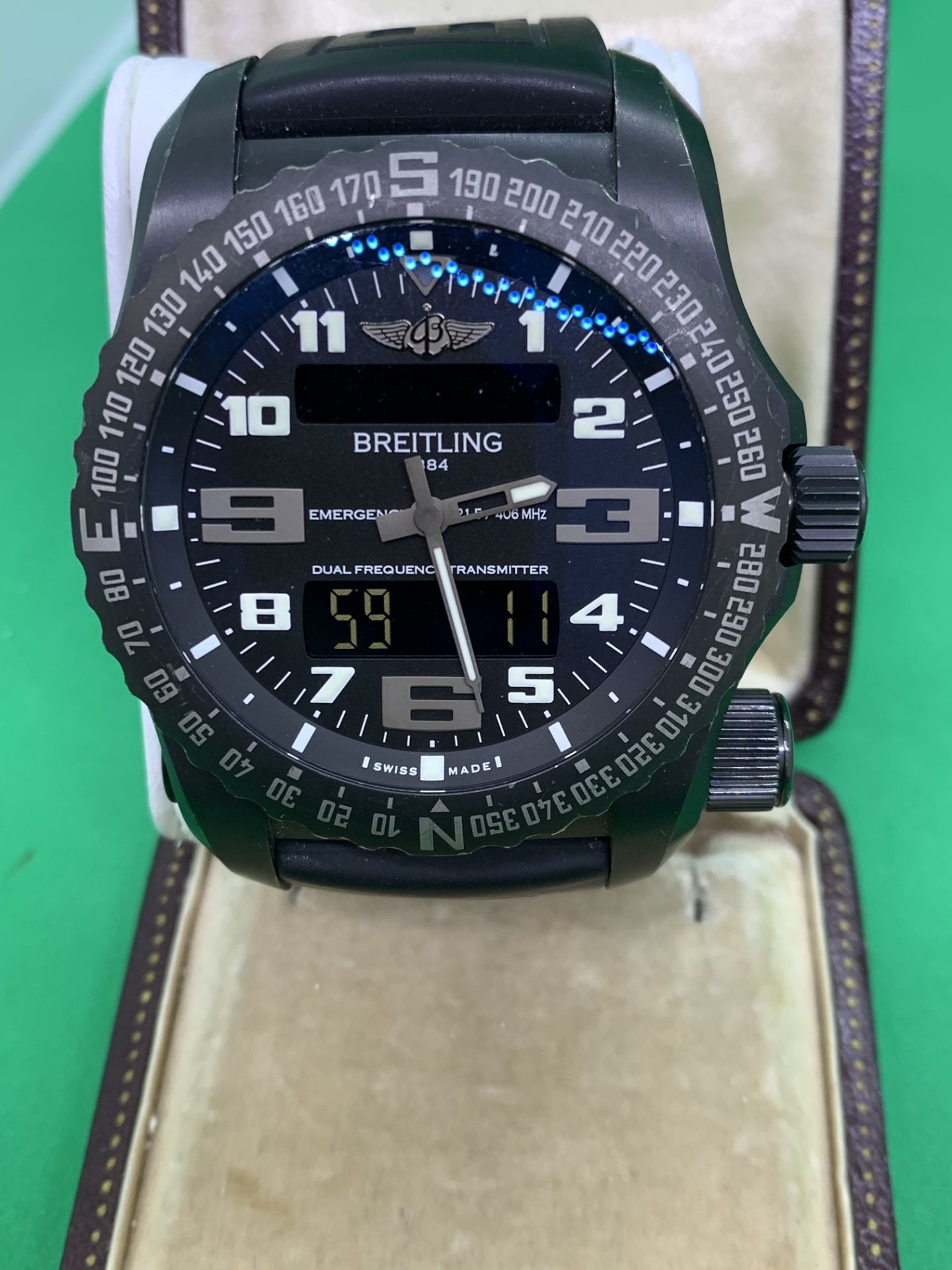 53mm BREITLING EMERGENCY WATCH - Image 2 of 6