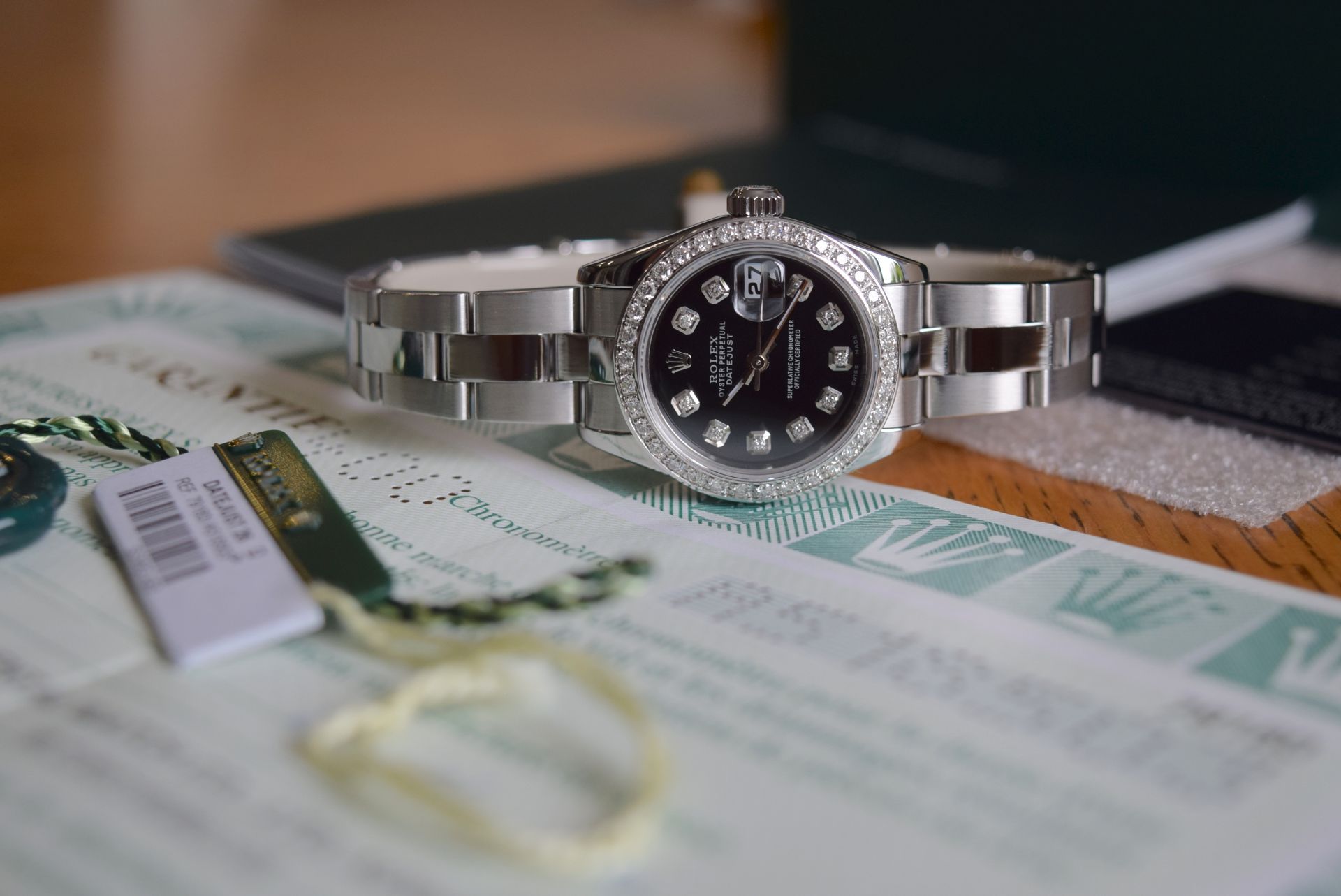 *GORGEOUS* Full Set Rolex Diamond Datejust Steel & 18ct White Gold (£12,700 Prestige Valuation) - Image 3 of 18