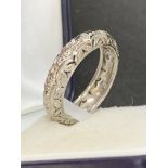 DIAMOND SET WHITE GOLD FULL ETERNITY RING