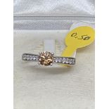 PLATINUM 0.50ct DIAMOND SOLITAIRE RING