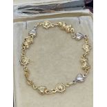 18ct GOLD CHILDS BRACELET 4.3 GRAMS