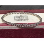 18ct GOLD 2.00ct DIAMOND BRACELET APPROX