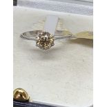 18ct GOLD 0.89ct DIAMOND RING