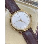 VINTAGE 18ct GOLD I.W.C WATCH - INTERNATIONAL WATCH COMPANY - SCHAFFHAUSEN