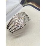 18ct GOLD 0.35ct DIAMOND RING