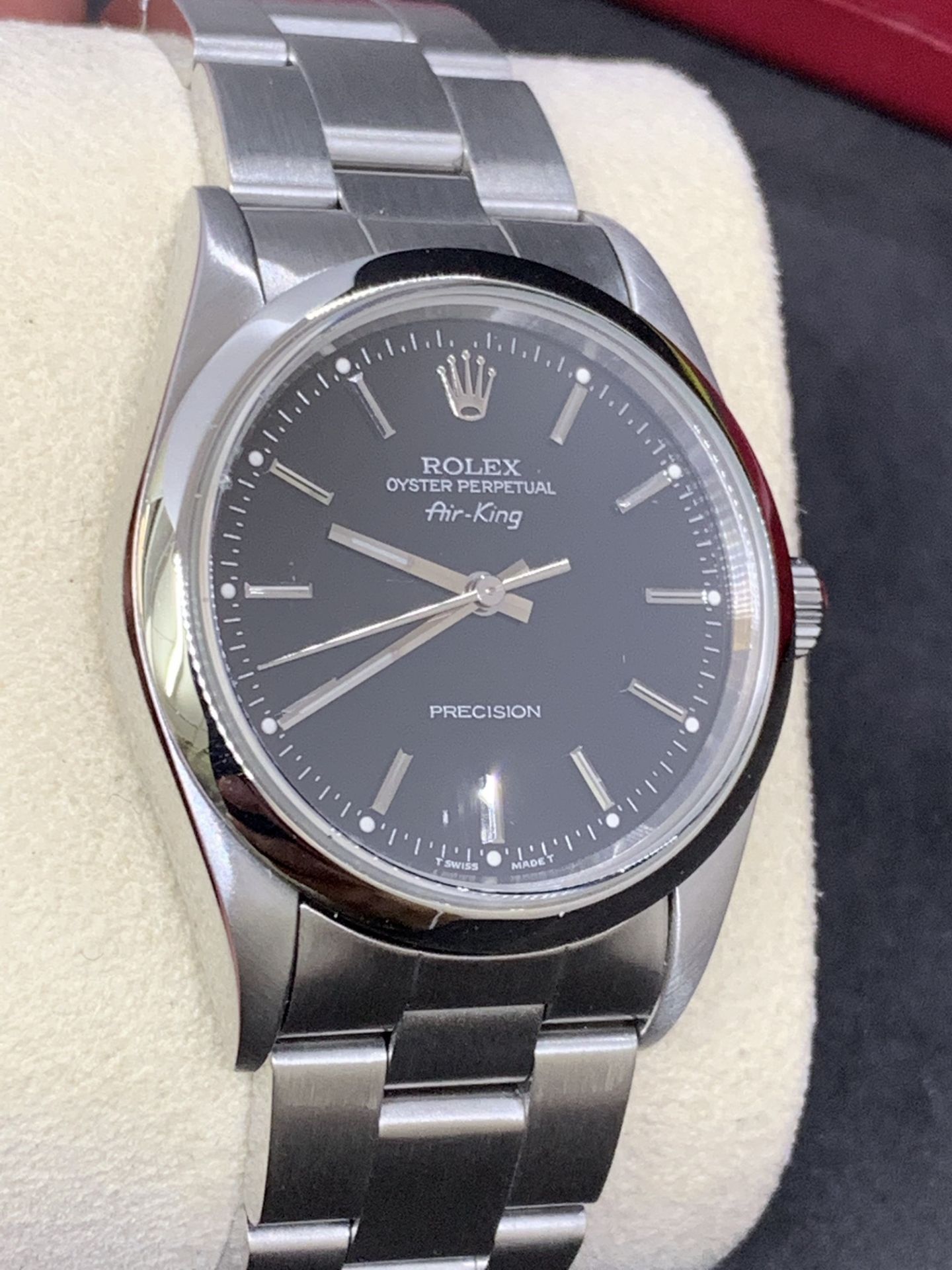 ROLEX PERPETUAL AIR KING STAINLESS STEEL WATCH - APPROX 2000 - Image 8 of 12