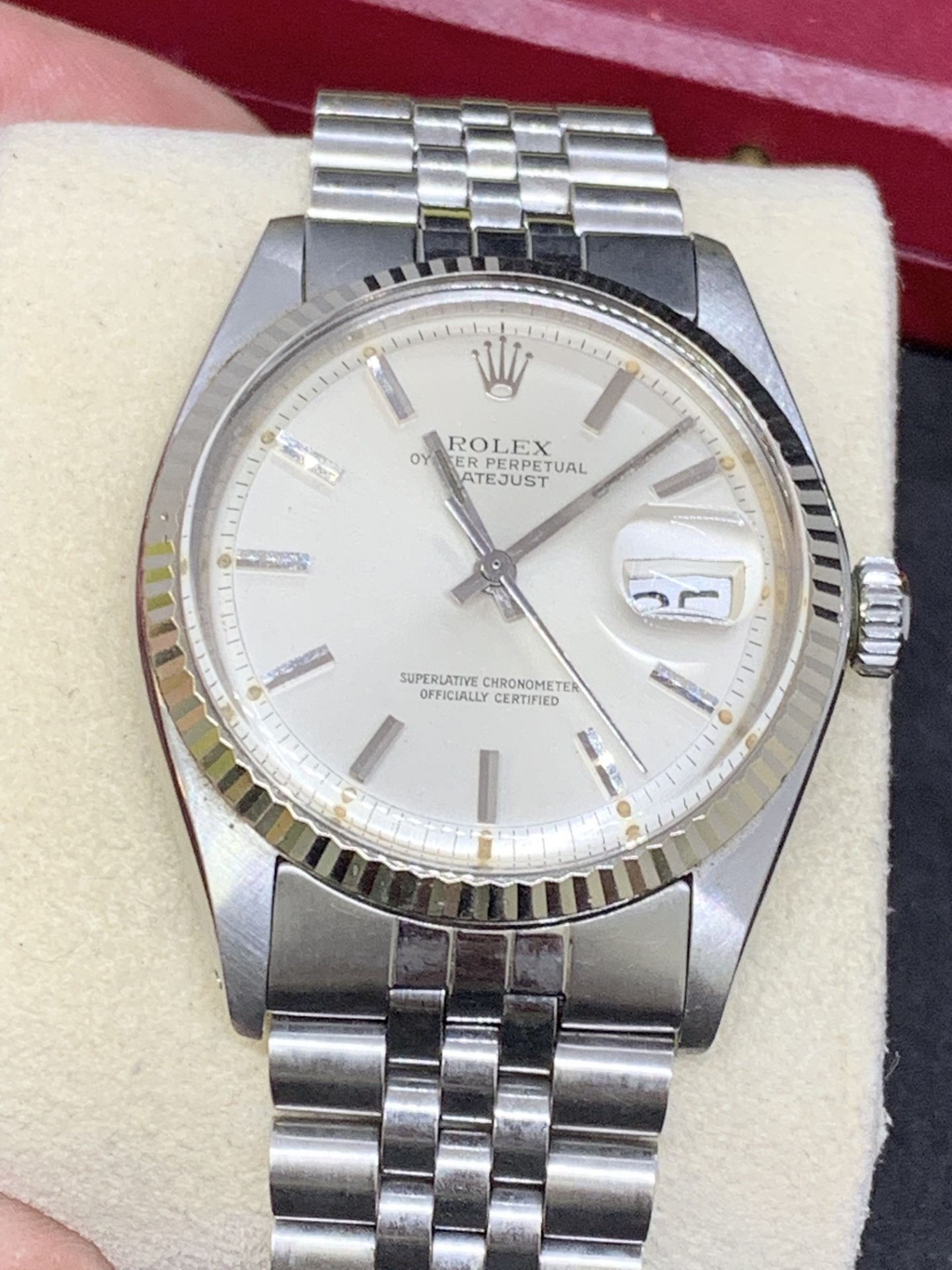 ROLEX DATEJUST WHITE GOLD & STAINLESS STEEL WATCH - APPROX 1980's - Image 2 of 8