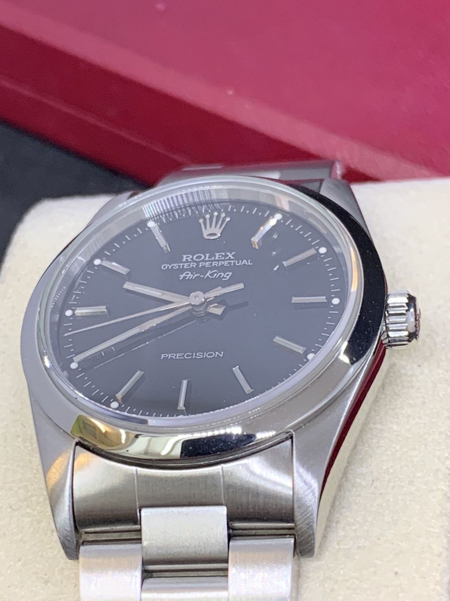 ROLEX PERPETUAL AIR KING STAINLESS STEEL WATCH - APPROX 2000 - Image 3 of 12