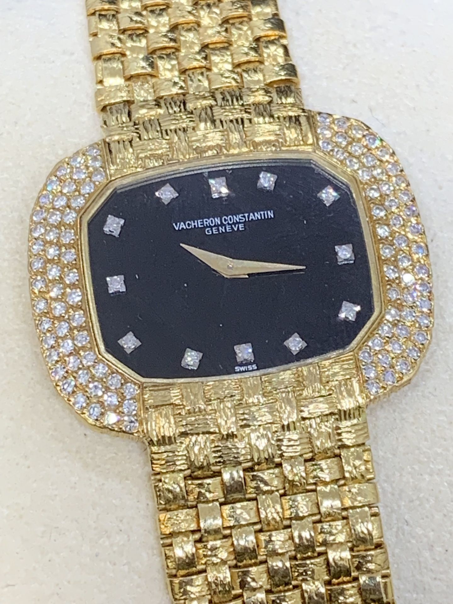 VACHERON CONSTANTIN 18ct GOLD & DIAMOND ENTS / UNISEX WATCH