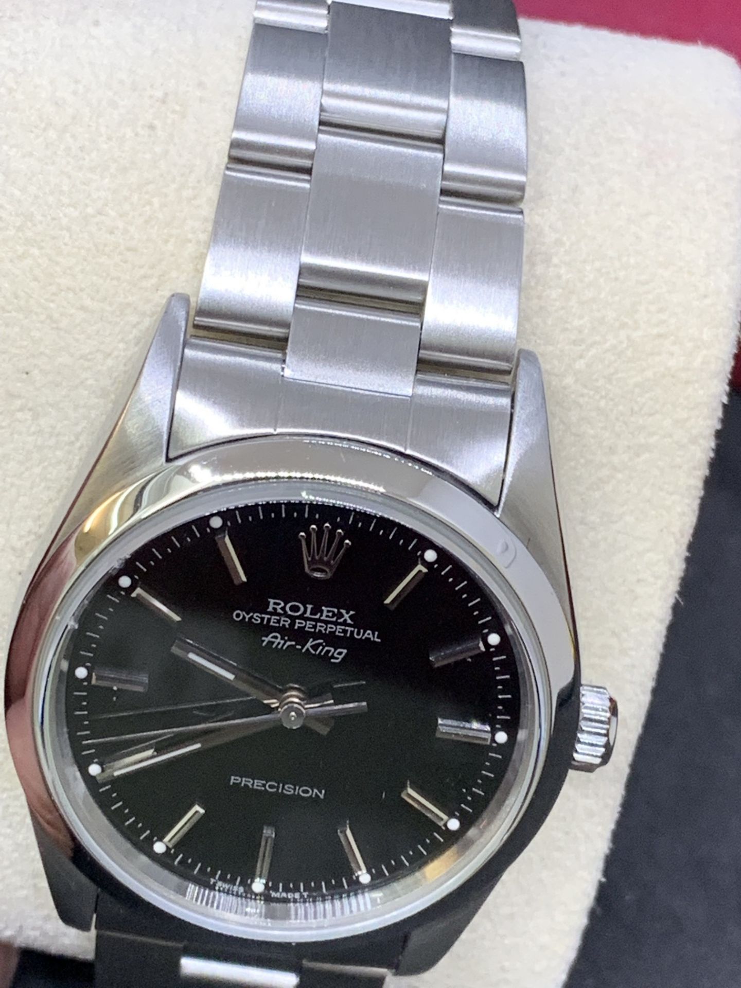 ROLEX PERPETUAL AIR KING STAINLESS STEEL WATCH - APPROX 2000 - Image 6 of 12