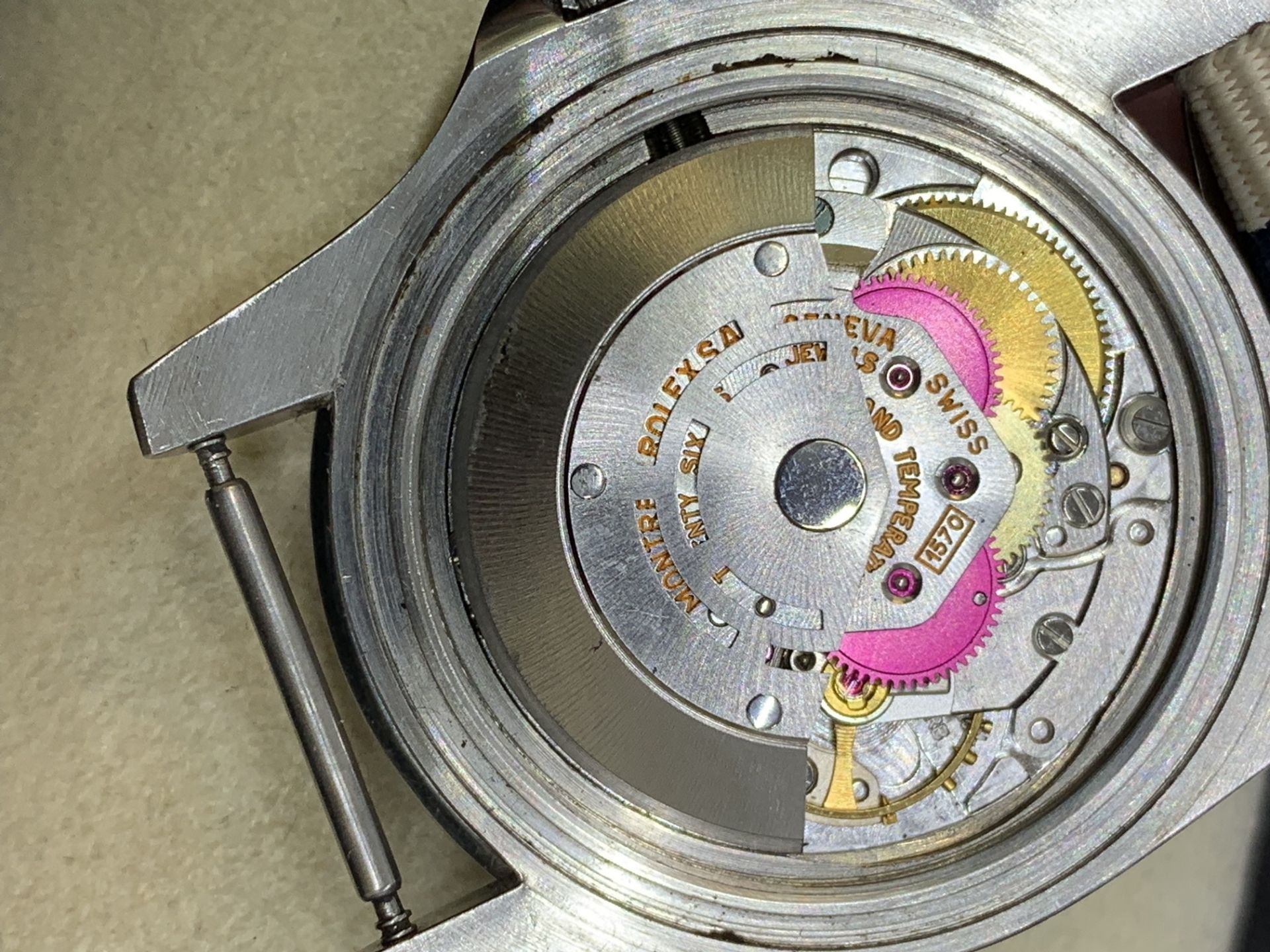 WATCH MARKED ROLEX - GENUINE ROLEX MOVEMENT - Image 9 of 9