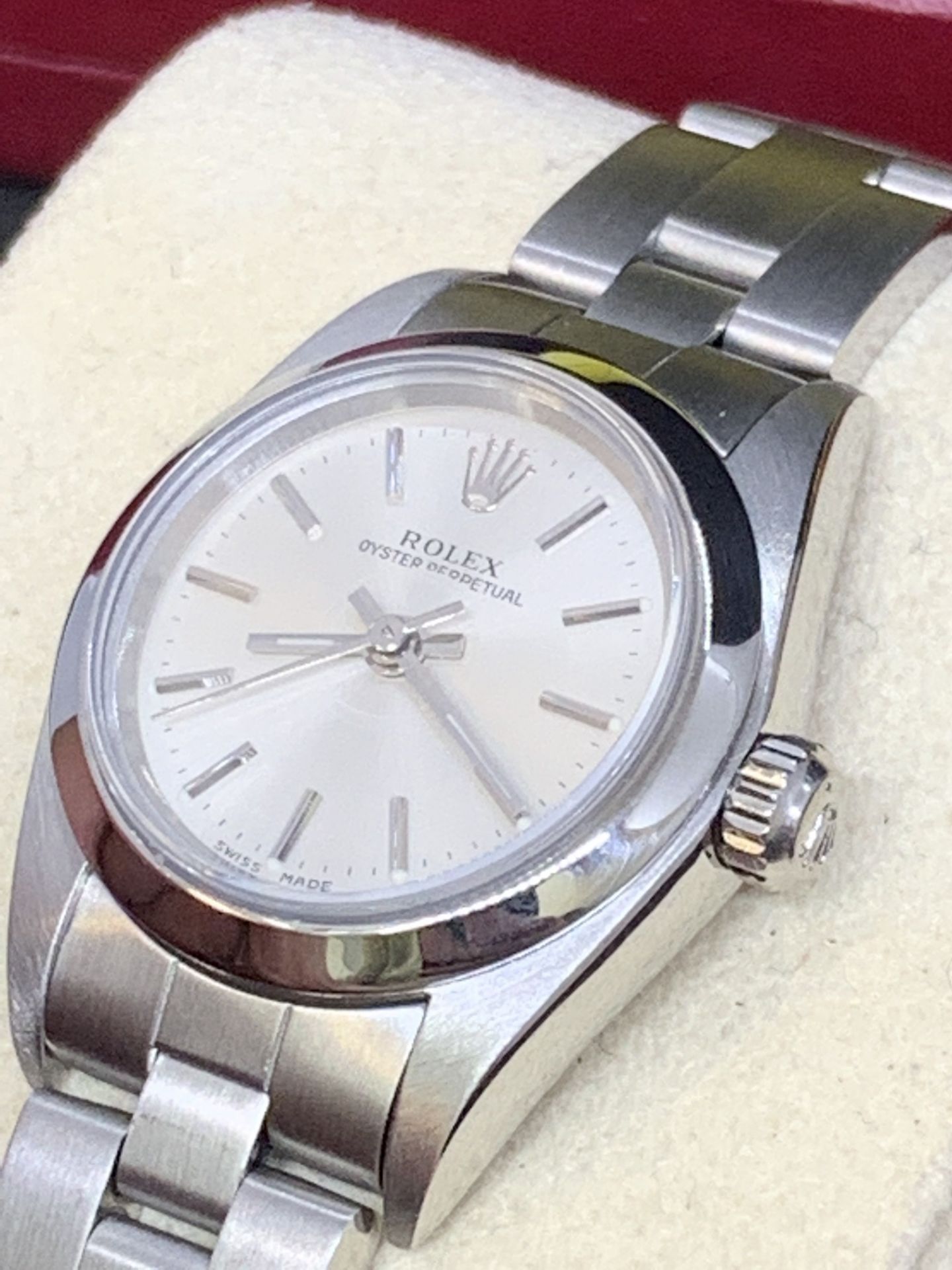 ROLEX STAINLESS STEEL WATCH - Image 4 of 11