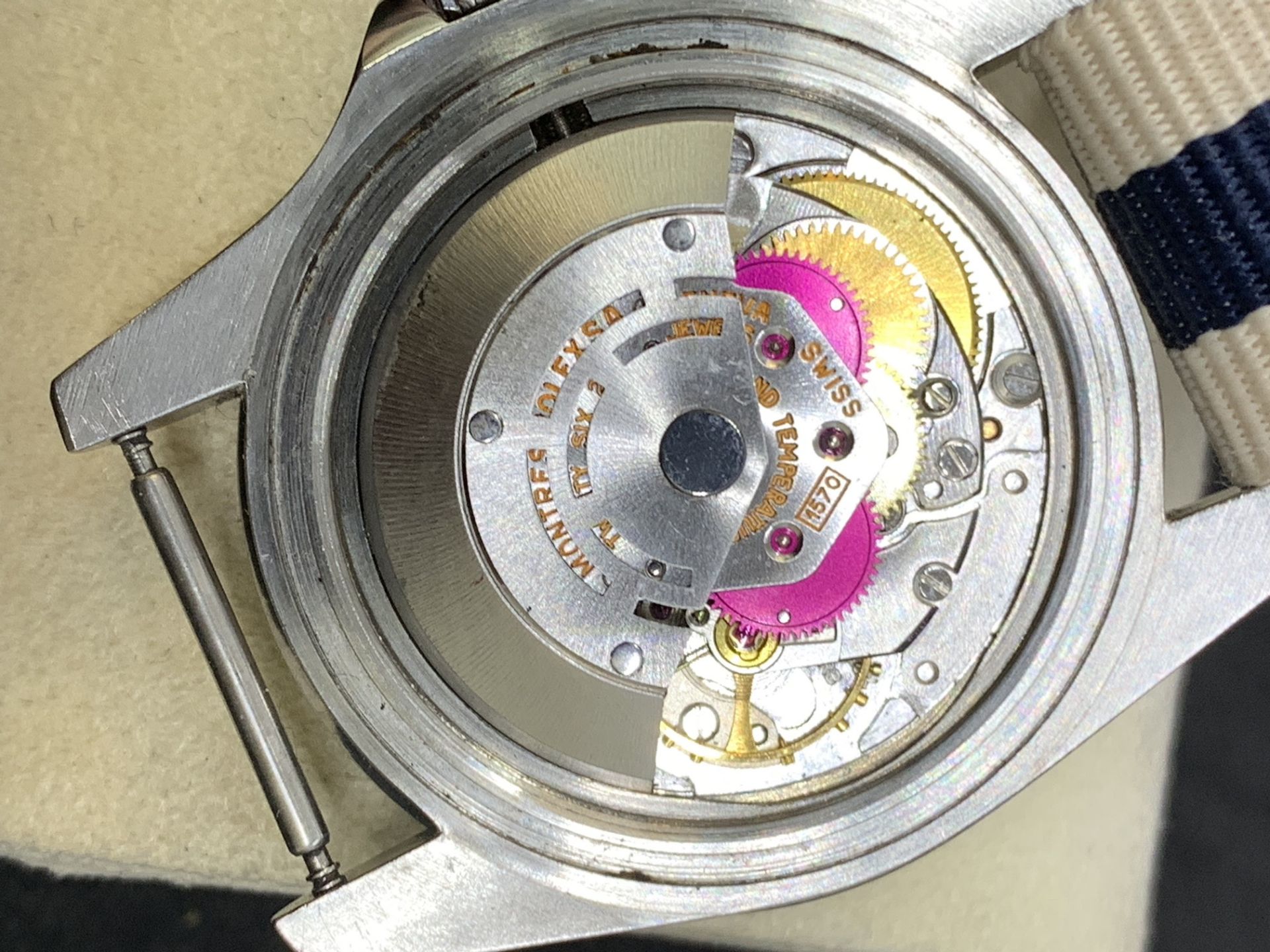 WATCH MARKED ROLEX - GENUINE ROLEX MOVEMENT - Image 6 of 9