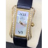 C F BUCHERER DIAMOND SET 18ct GOLD WATCH - APPROX 2.00cts DIAMONDS